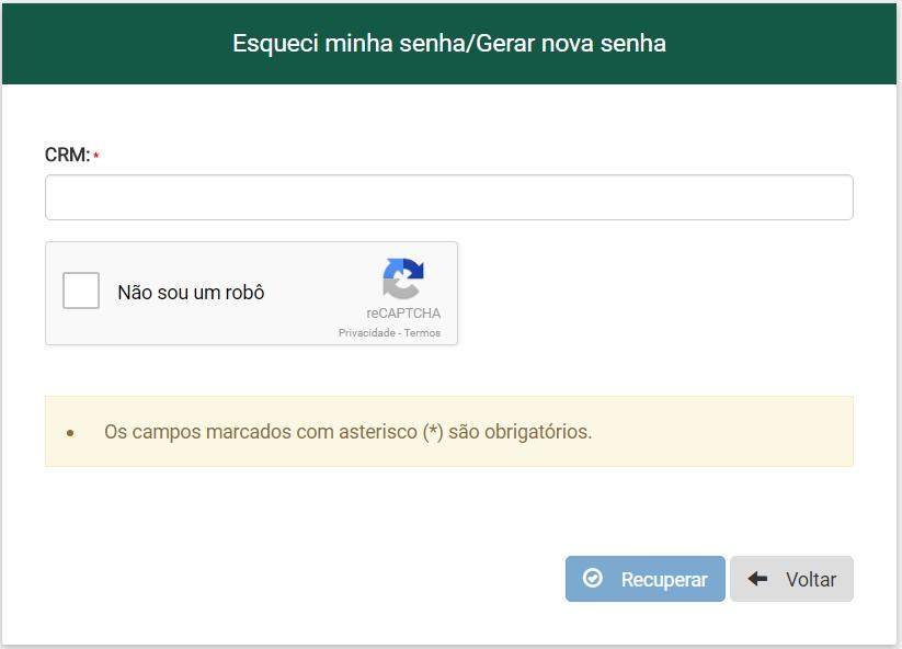 O sistema abre os e-mails cadastrados no CRM-PR com proteção (ex.: e-mail cadastrado documentos@crmpr.org.br aparecerá d**u**nto*@c**p*.*rg.