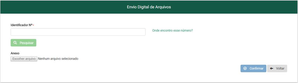 Tela de acesso ao serviço Boleto Ao acessar este serviço, o usuário irá digitar o n do identificador, digitar a razão social, CNPJ e e-mail, após irá clicar em Gerar Boleto, para a geração de boleto