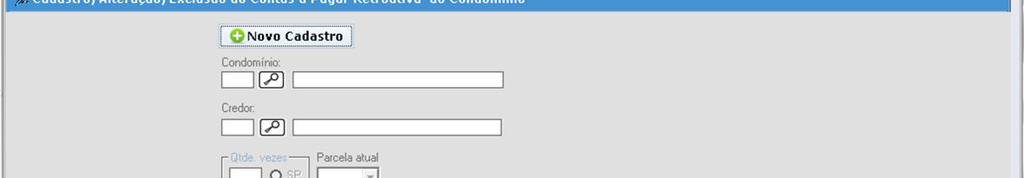 Selecione os credores para amarração do cheque: neste campo, serão relacionados todos os credores que possuem contas a pagar no período de vencimentos informados.