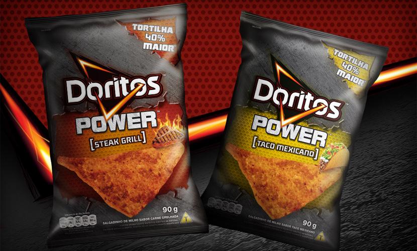 Doritos Power Steak Grill Resenha e Fotos Quando a PepsiCo anunciou a chegada do Doritos Power, dois sabores foram