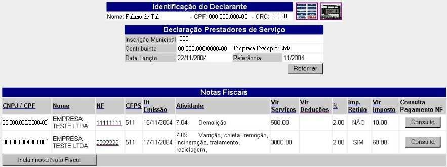 Guia de Preenchimento ISS WEB - 15 - Descr Deduções: descrever o motivo da dedução informada; % Imposto: alíquota referente à atividade selecionada; Vlr Imposto: valor apurado com base no Valor do