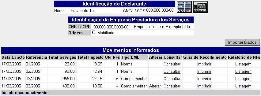 Guia de Preenchimento ISS WEB - 16 - Incluir nova Nota Fiscal: para incluir uma nova nota fiscal de serviço prestado, basta o declarante clicar neste botão. 4.