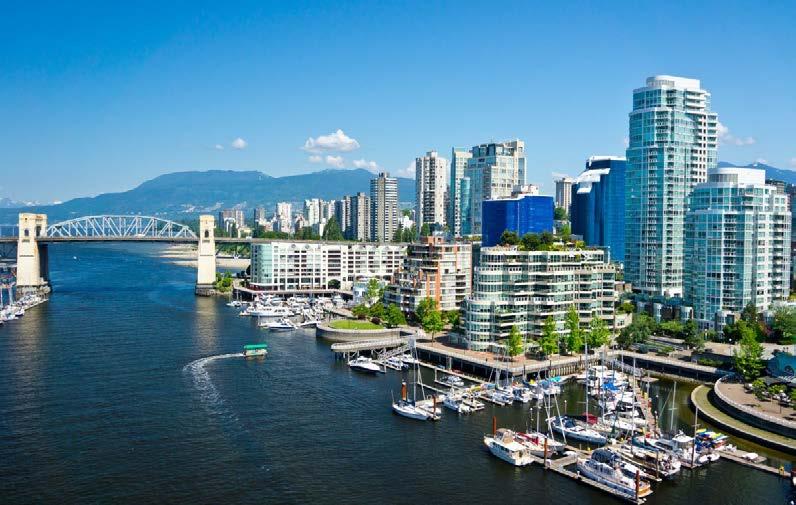 VANCOUVER A maior e charmosa cidade da província da Colúmbia Britânica e terceira mais populosa do Canadá, é uma ótima opção para estudantes que querem aprender o inglês.