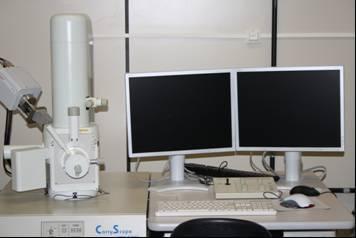 As superfícies de fratura dos corpos de prova após ensaio de tração também foram analisadas utilizando-se o microscópio