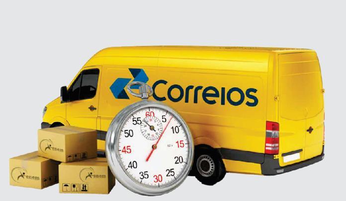 Correios 19,3 milhões entregas simultânea em