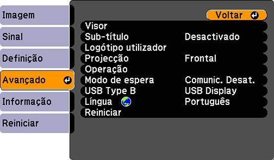 Definição Opções Descrição Botão Usuário Consumo de Energia Designa a opção de menu para o Informação botão User no controle remoto para acesso em um toque.