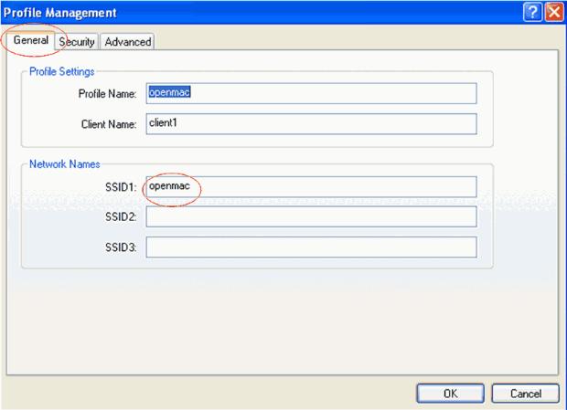 CB21AG/PI21AG client self Assoc Others: (not related to any ssid) Configurar o cliente Wireless para aberto com autenticação de MAC Conclua estes passos: 1.