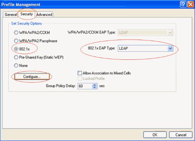 Configurar o cliente Wireless para a autenticação 802.1x/EAP Conclua estes passos: 1. Na janela de gerenciamento do perfil no ADU, clique novo a fim criar um perfil novo.