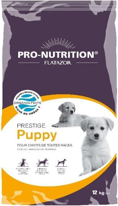 FLATAZOR PRESTIGE PUPPY Flatazor Prestige Puppy é um alimento completo para cachorros e cadelas no final da gestação e durante a lactação.