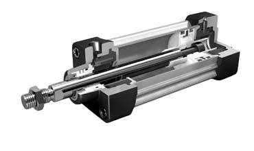 Informações Técnicas Cilindros ISO 6431/VDMA Série P1D Características técnicas Diâmetros Curso Tipo Faixa de pressão 25 mm 25 mm