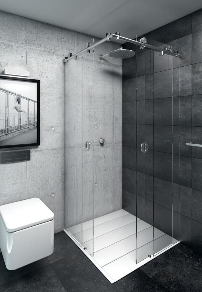 Sistema modular para cabines ø25 / Modular shower