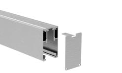 15.070 Stainless steel colour. Cubierta superior en aluminio color inox para carril IN.15.070 12,5 3000 87 IN.15.075.