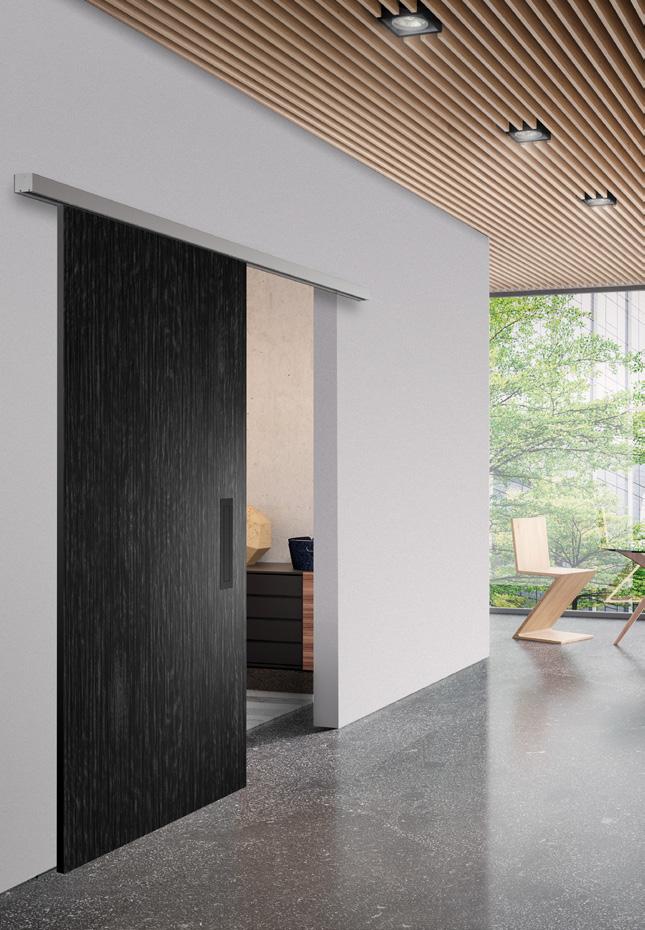 E/750 Sistemas de correr em alumínio Para portas de vidro / Sliding doors systems in aluminium for glass doors/ Sistemas para correderas en aluminio para puertas de cristal. LINEAR System for wood.