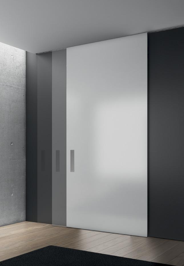 Sistema oculto para portas de correr / Hidden sliding doors system