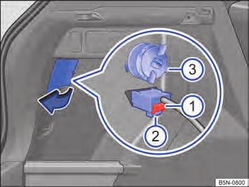 Executar as ações somente na sequência indicada: 6. 7. Remover 2 parafusos de fixação no farol de neblina 4 (lupa) com a chave de fenda. Retirar o farol do para-choque para o lado externo do veículo.