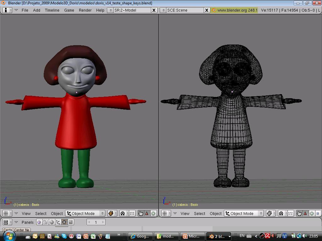 O uso de uma ferramenta como o Blender 3D possibilita a criação de animações usualmente classificadas como modelagem por computador.