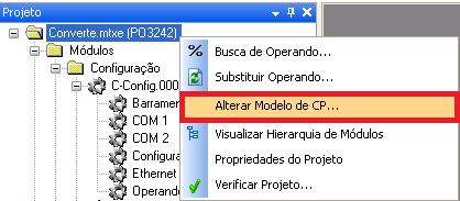 Trocando modelo de CPU.