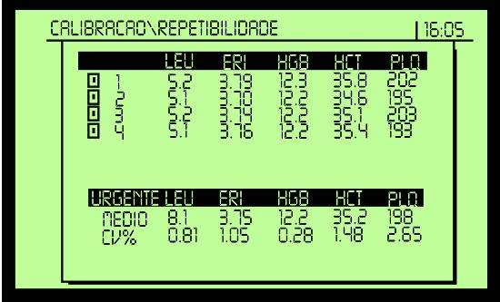 3. Ensaio de Espécimes & Resultados RAB082BA 6.3. Impressão de coeficientes Vá para «IMPRIMIR COEF» e pressione para imprimir os coeficientes. 6.4.