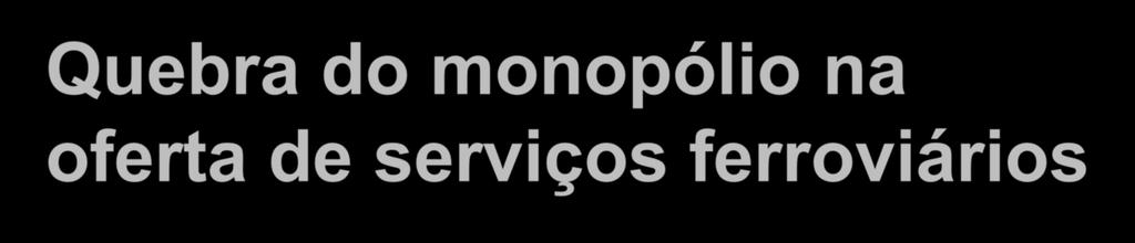 monopólio na oferta de