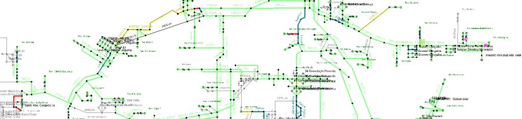 o SAM, que foi implantado, calibrado e permitiu processar diversos novos cenários de abastecimento, considerando as ampliações 27.900 l/s 24.800 l/s 22.400 l/s 19.