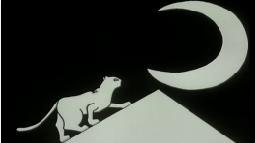 Luz e sombra, o apelo da noite, a lua como paixão Esta é a estória de um gato que tentou tornar o seu sonho realidade.