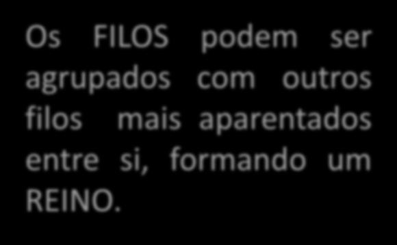 CIÊNCIAS, 7º Ano do Ensino Fundamental Reconhecimento dos vários Reinos e