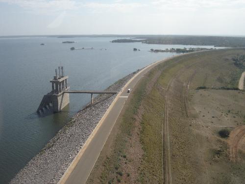 Capacidade de retenção na Barragem 2500 Mm³