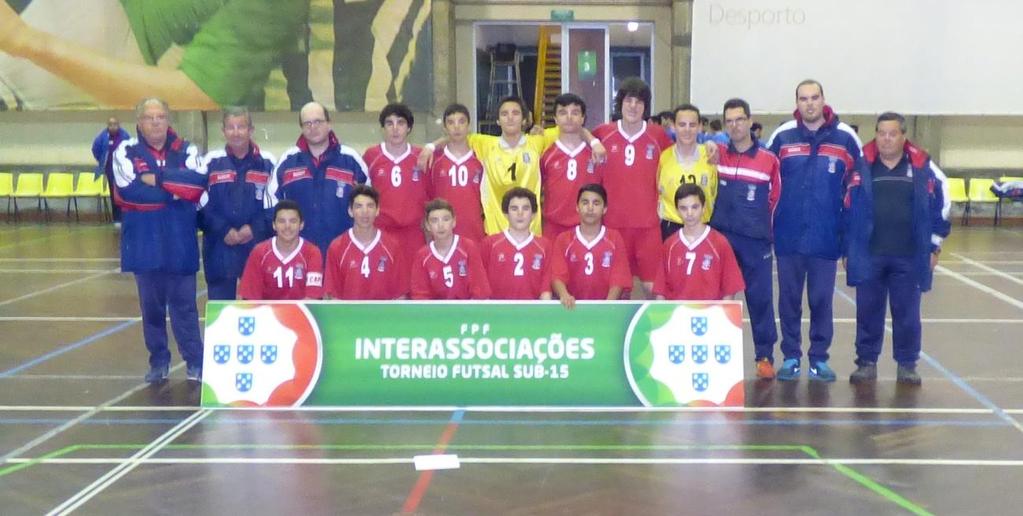 FUTSAL SELEÇÃO DISTRITAL SUB-15 Torneio Interassociações Futsal Masculino (21 Associações) Aveiro 28 de março a 1 de abril de 2016 Nº.