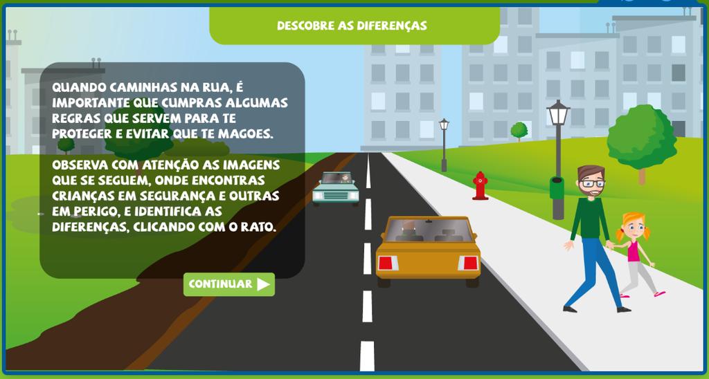 Figura 89 Exemplo de recursos educativos sobre segurança rodoviária: projeto Júnior Seguro, ANSR Fonte: http://www.ansr.pt/juniorseguro/pages/default.html Divulgação junto das escolas do 1.