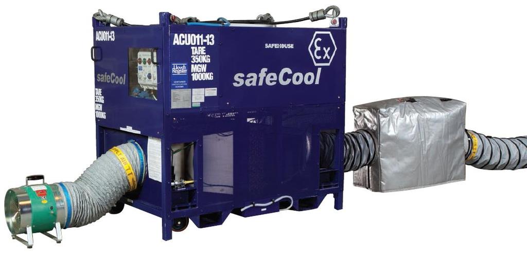 HABITAT PRESSURIZADO SafeCool SafeCool é uma unidade condicionadora de ar, certificada para atmosferas explosivas.