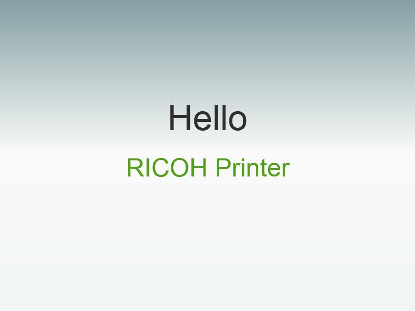 2. Versão Windows Iniciar o programa 1. Clique no ícone, no ambiente de trabalho, para abrir o RICOH Printer.