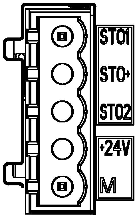 Exmplo 2 * Entradas digitais, compatívis com os tipos PNP NPN. ** Os pinos são usados para conctar os sinais d control do frio para o invrsor da variant d 200 V somnt.