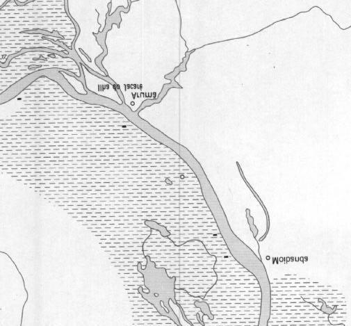 Medição de vazão Amostragem d água e de sedimentos D.8. Rio Purus em Arumã jusante (Amazonas) : 07/10/96 Código DNAEE 13 962 000 Margem esquerda Lat.