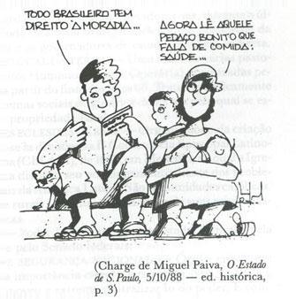QUESTÃO 03 Observe a charge de Miguel Paiva: Disponível em: http://aldoadv.files.wordpress.com/2007/05/cidadania.jpg. Acesso em 02/06/2010.