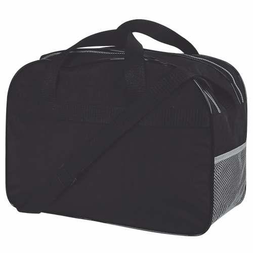 Bolsa de Viagem c/ bolso frontal e lateral M60488-M Em Poliéster com bolso frontal fechamento em zíper e alça de mão, com cor