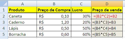 Congelamento de Células Existem ocasiões em que ao utilizar o recurso de auto-preenchimento determinadas referências de células