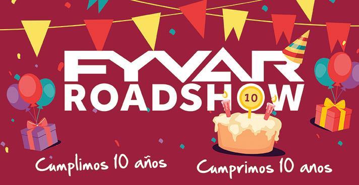 FYVAR ROAS SHOWS 10º ANIVERSÁRIO Participação nas reuniões rotativas que FYVAR organiza em diversas cidades de Espanha e Portugal. Tour Primavera e Outono.