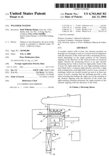 Publicação de Documentos de Patente nos USA EN 2513