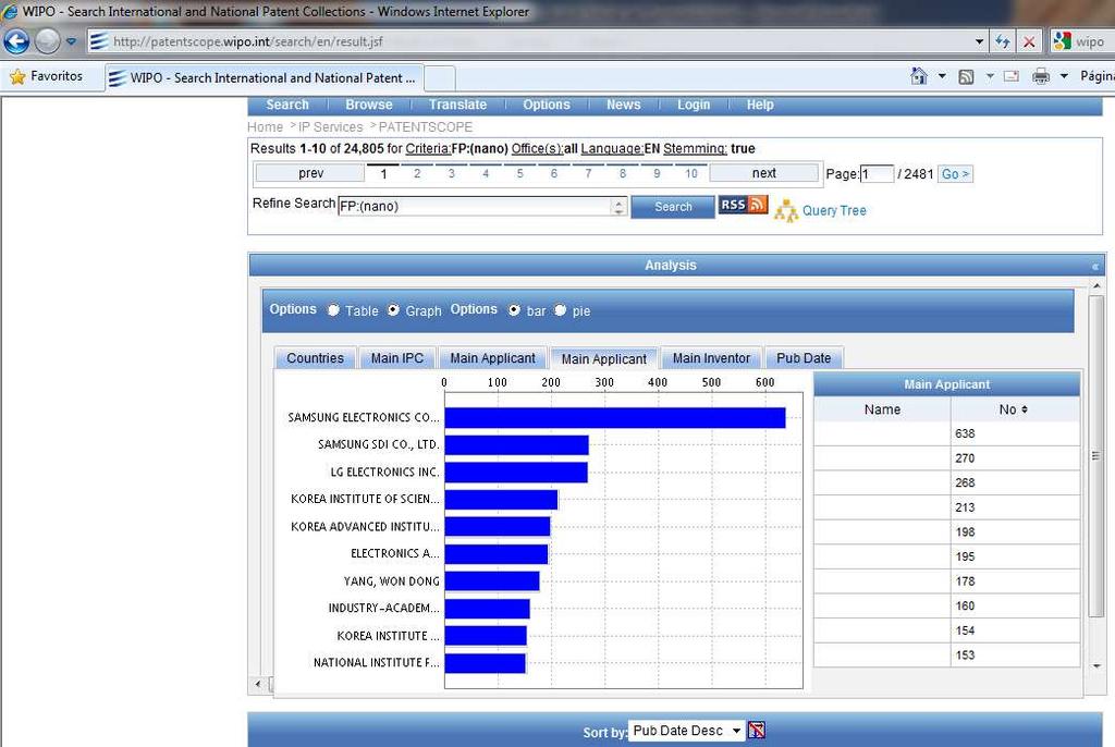 Busca na Base da OMPI EN