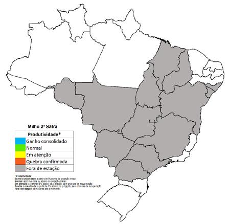 Figura 51 Mapa da produção agrícola Milho segunda safra Fonte: