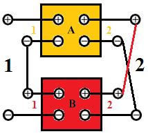 Porta - Porta - Quando dos quadrpolos são assocados os parâmtros do quadrpolo rsultant, m um dos pars d portas (, ou, ), srá a soma dos parâmtros d cada quadrpolo, na rfrda porta, dsd qu a varávl