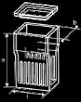 sciefferecker type, for 8 microscope slies 76 X 26 mm Frasco