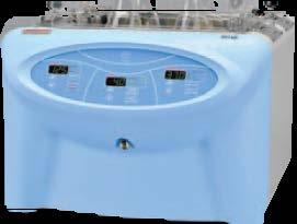 Alarme alerta operador em caso de baixo nível de água Evita perda de calor e minimiza evaporação com uso de tampas opcionais Minimiza respingos