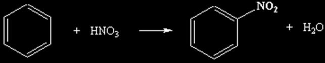 Forma-se um nitrocomposto.