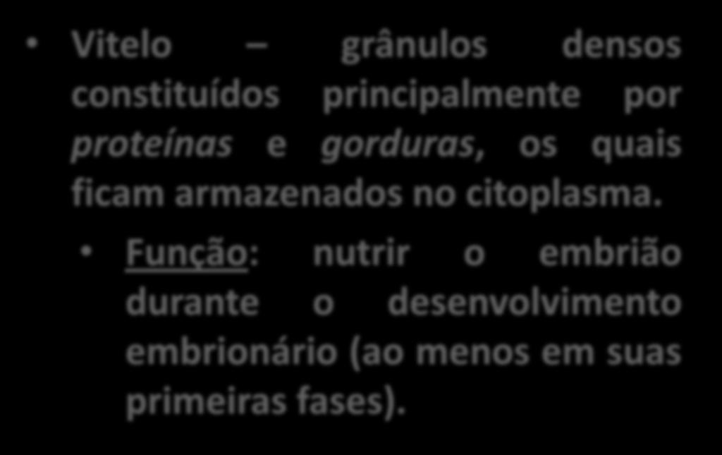 de óvulos e as diferenças nos padrões de