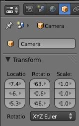 6.2 A câmera A câmera é o objeto que usaremos como nosso ponto de vista para renderizar a imagem. Você pode posicioná-la como quiser.