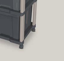 Slots Cajonera Office con 4 Cajones CAPACIDADE CAPACITY CAPACIDAD: 12 kg