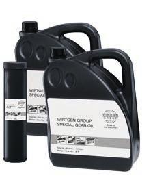 2219171 5 l 2210320 Wirtgen Group Engine Oil «Low SAPS» 10W30 20 l 2210322 208 l 2210323 Wirtgen Group Hydraulic Oil HVLP 46 20 l 2065028 208 l 2065029 Wirtgen Group Hydraulic Oil