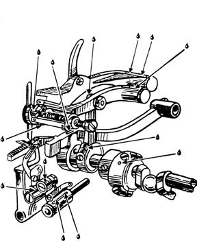 Ponto: o ponto overlock é formado através de uma agulha e dois laçadores. a. Comprimento do ponto: entre 2,5 e 4,5 mm. b. Largura do ponto: entre 2,5 e 3,5 mm. 3. Espessura máxima para o tecido: 4 mm.