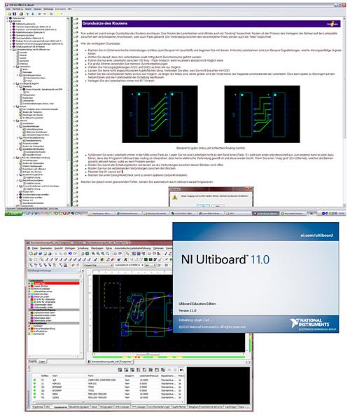 10 Cusro de Eletrônica 10: Desenho de placas de circuitos impresso com NI Ultiboard SO4204-5V 1 Includes: Software NI Ultiboard Education Edition, single license CD-ROM with Labsoft browser and